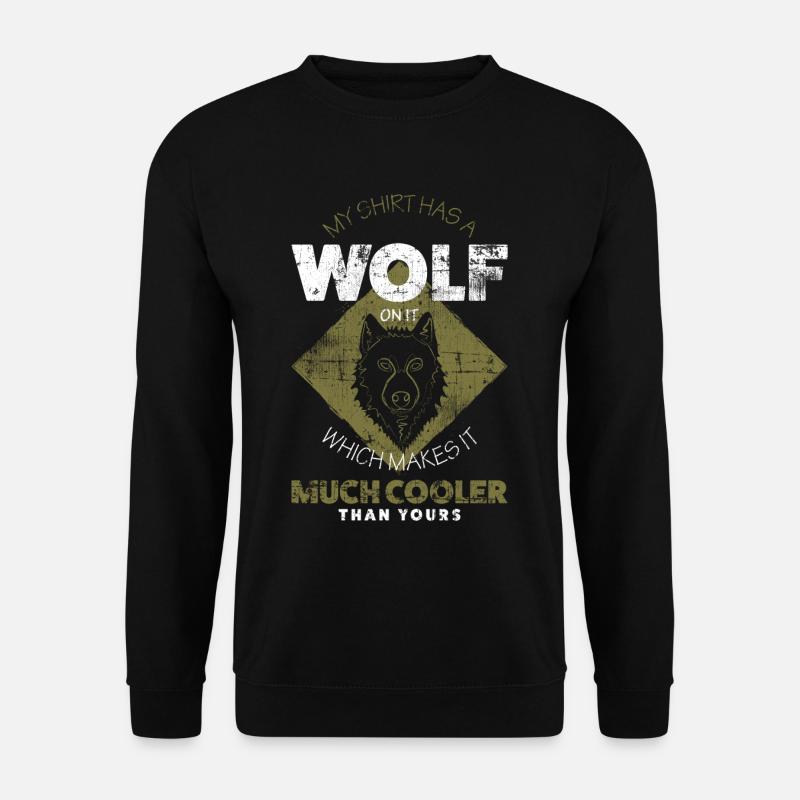 Wolf - Unisex Sweatshirt - black