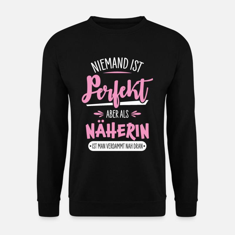 Nähen - Unisex Pullover - Schwarz