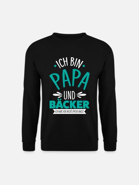 Baker Papa - Unisex Sweatshirt - black