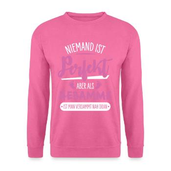 Hebamme - Unisex Pullover - Pink - Vorne