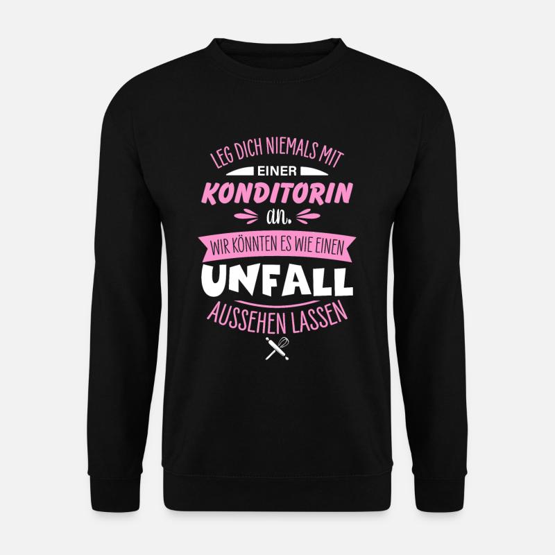 Konditorin - Unisex Pullover - Schwarz