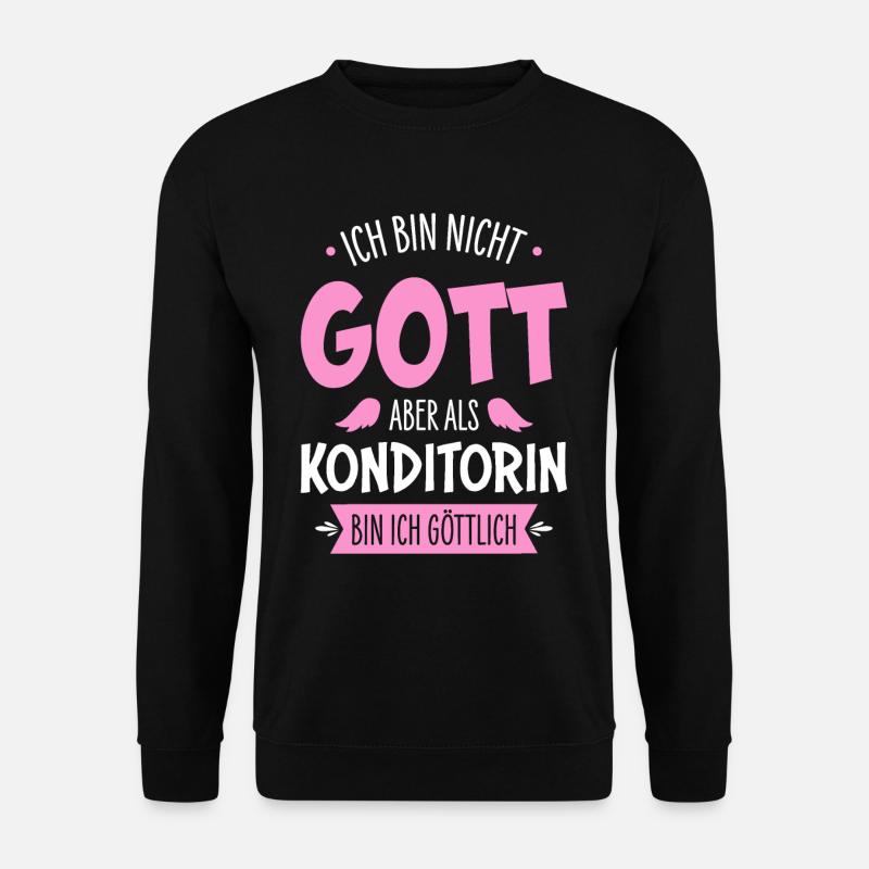 Konditorin - Unisex Pullover - Schwarz