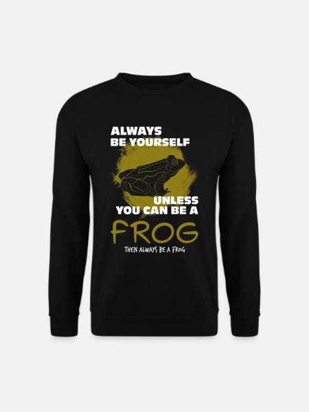 Frosch - Unisex Pullover - Schwarz