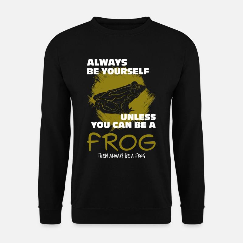 Frosch - Unisex Pullover - Schwarz
