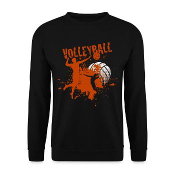 Volleyball - Unisex Pullover - Schwarz - Vorne - Alina (178cm) & Michal (187cm)