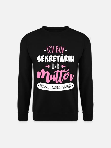 Sekretärin - Unisex Pullover - Schwarz