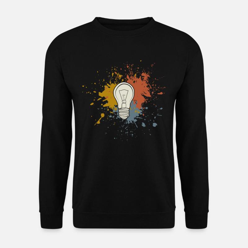 Light bulb - Unisex Sweatshirt - black