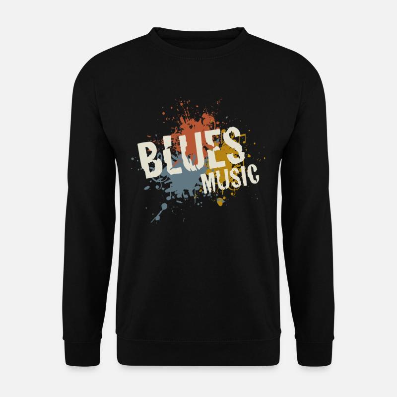 Blues - Unisex Pullover - Schwarz