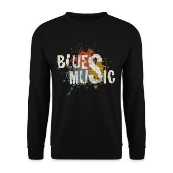 Blues - Unisex Pullover - Schwarz - Vorne - Alina (178cm) & Michal (187cm)