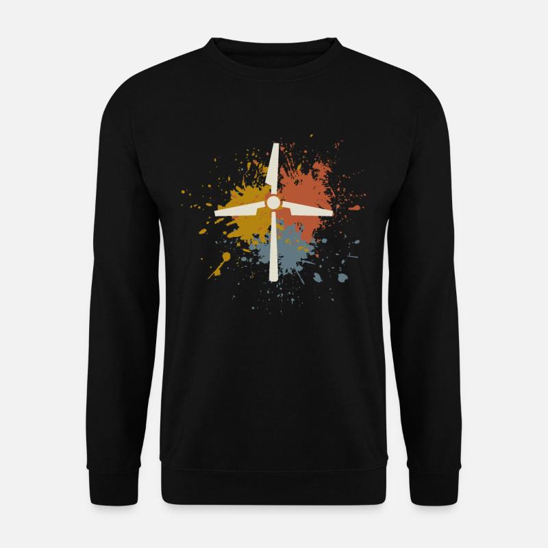 Wind power - Unisex Sweatshirt - black