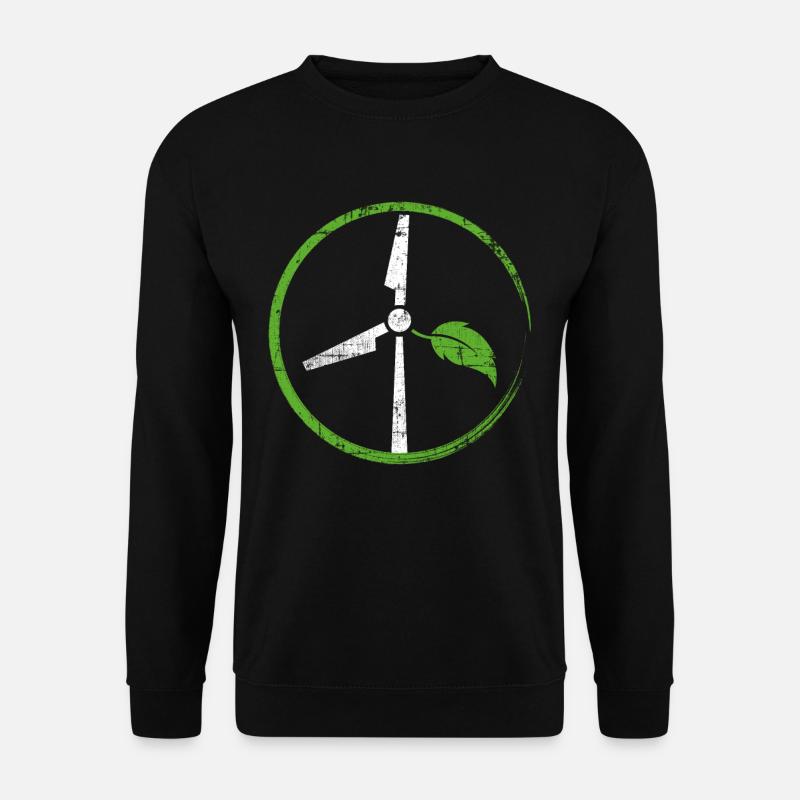 Wind power - Unisex Sweatshirt - black