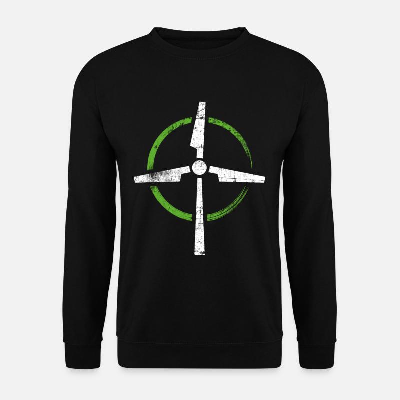 Wind power - Unisex Sweatshirt - black