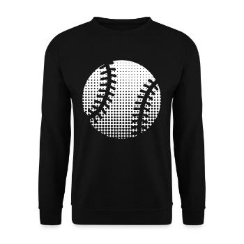 Baseball - Unisex Pullover - Schwarz - Vorne - Alina (178cm) & Michal (187cm)