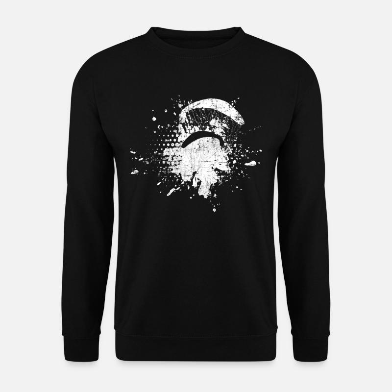 Gleitschirmfliegen - Unisex Pullover - Schwarz