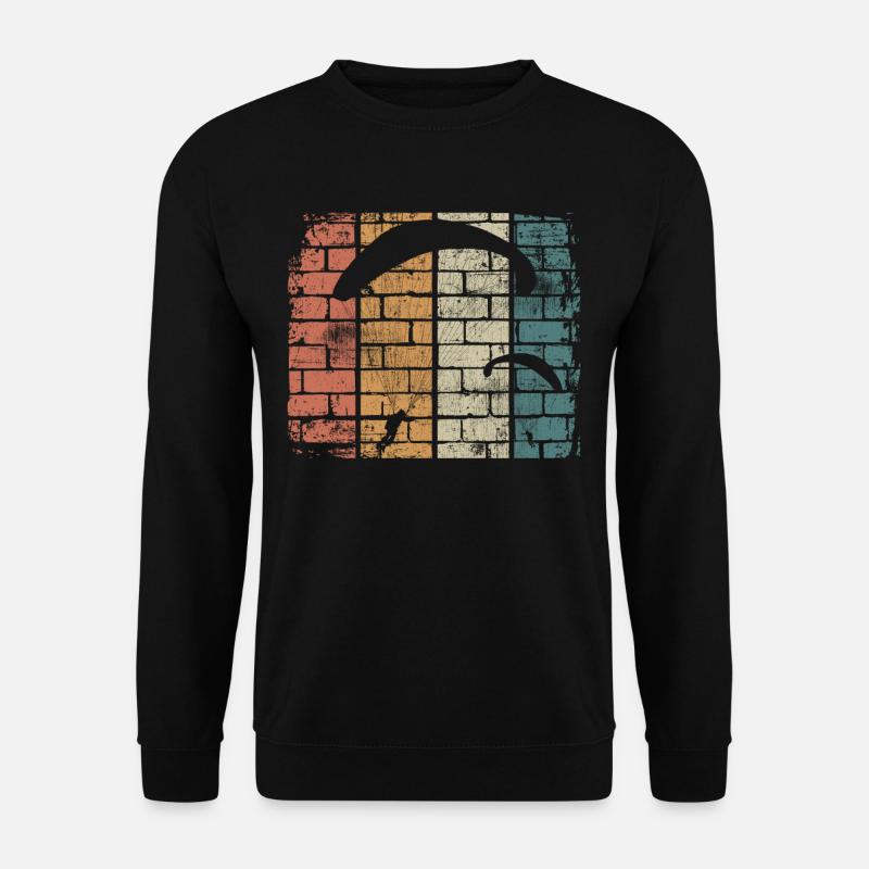 Gleitschirmflieger - Unisex Pullover - Schwarz