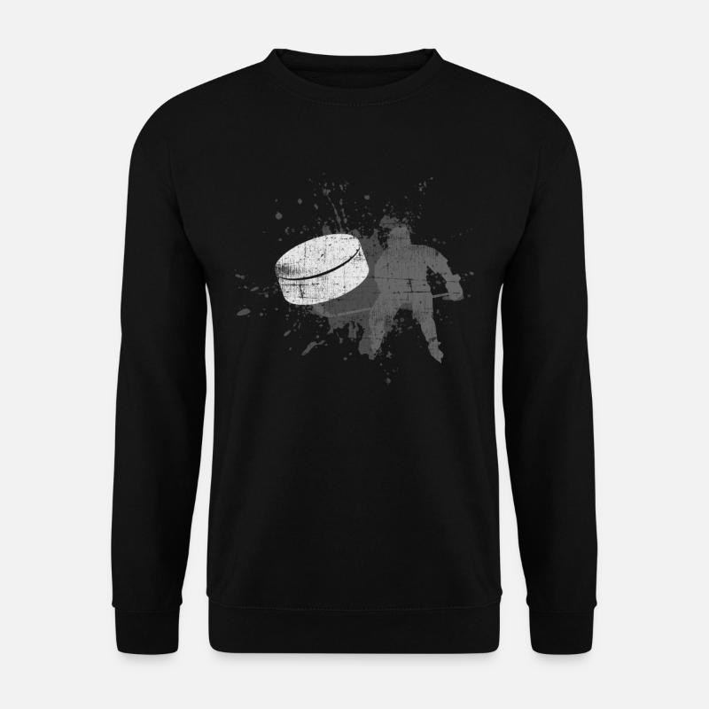 Eishockey - Unisex Pullover - Schwarz
