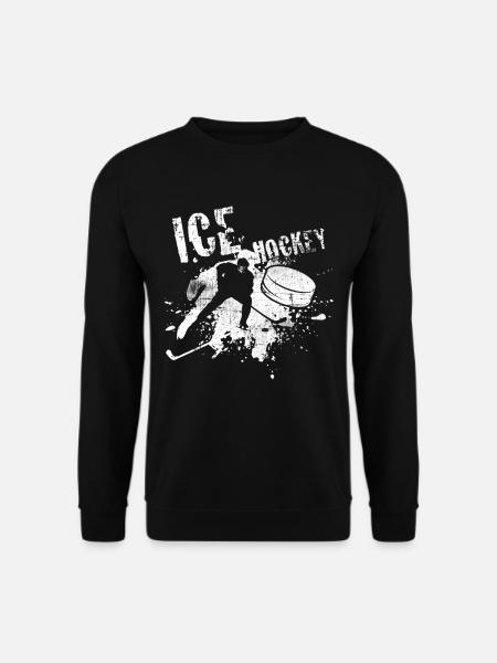 Eishockey - Unisex Pullover - Schwarz