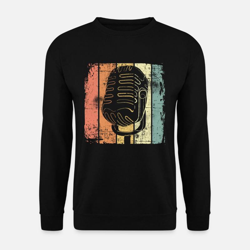 Singer retro - Unisex Sweatshirt - black