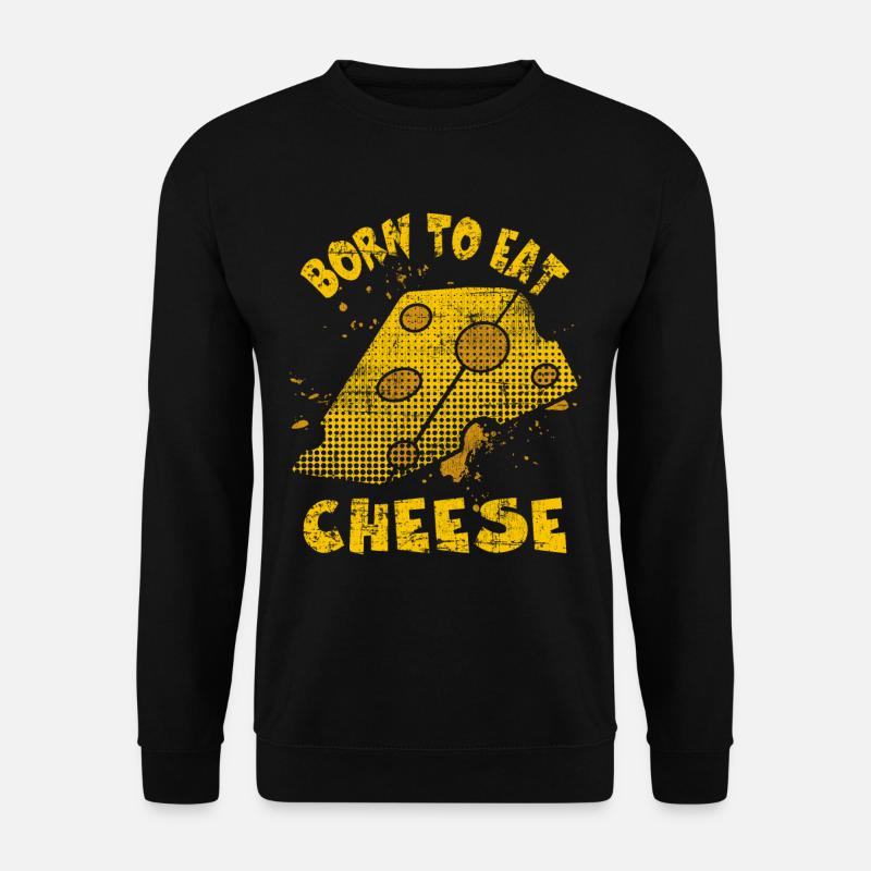 Cheese - Unisex Sweatshirt - black