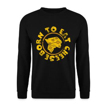 Fromage - Sweat-shirt Unisexe - noir - Devant - Alina (178cm) & Michal (187cm)