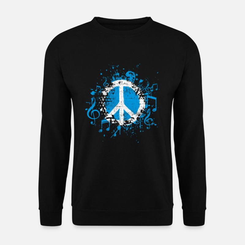 Peace Music Peace - Unisex Sweatshirt - black