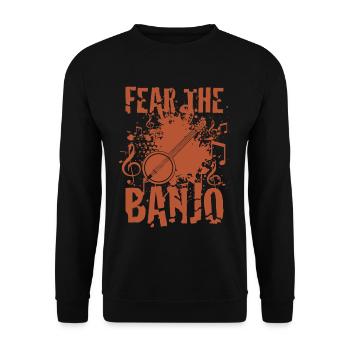 Banjo - Unisex Sweatshirt - black - Front - Alina (178cm) & Michal (187cm)