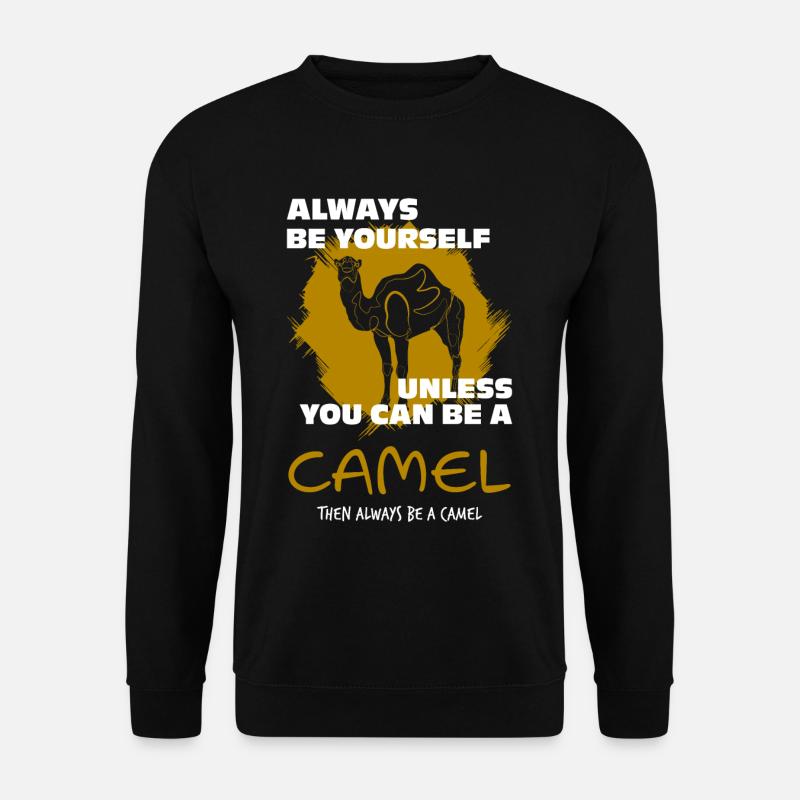 Kamel - Unisex Pullover - Schwarz