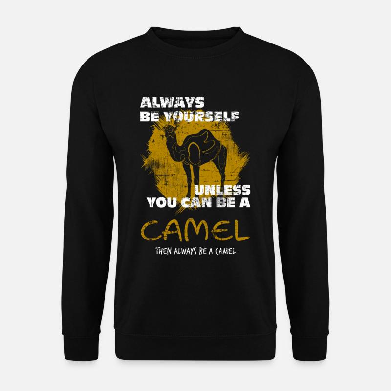 Kamel - Unisex Pullover - Schwarz