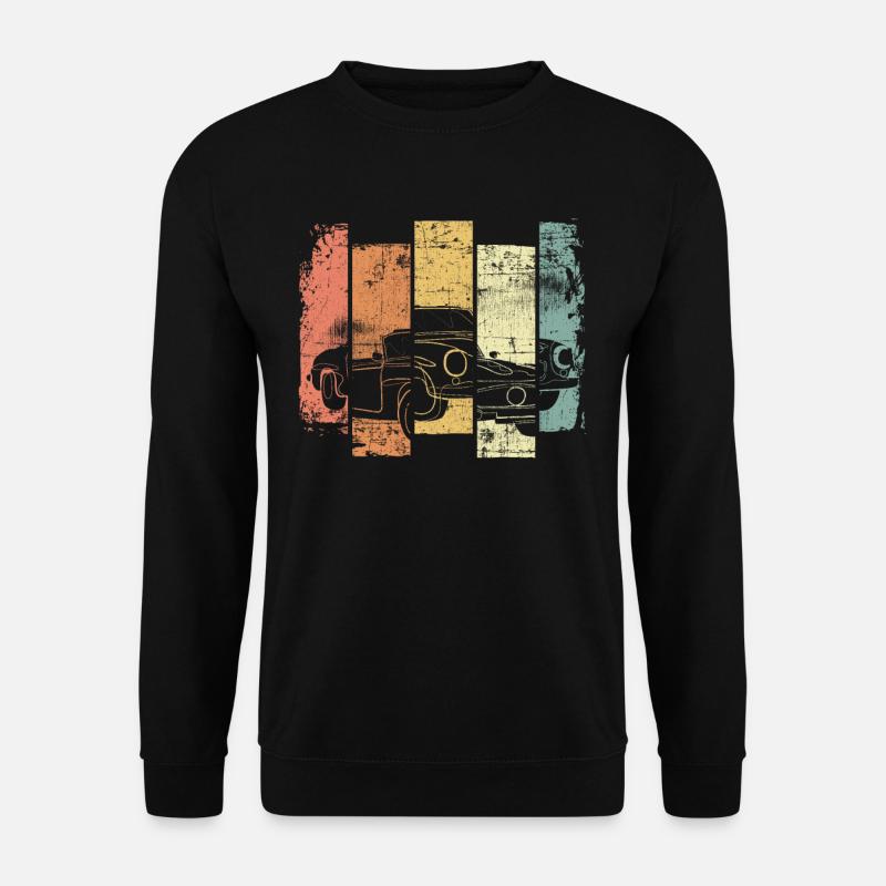 Oldtimer Cabrio - Unisex Pullover - Schwarz