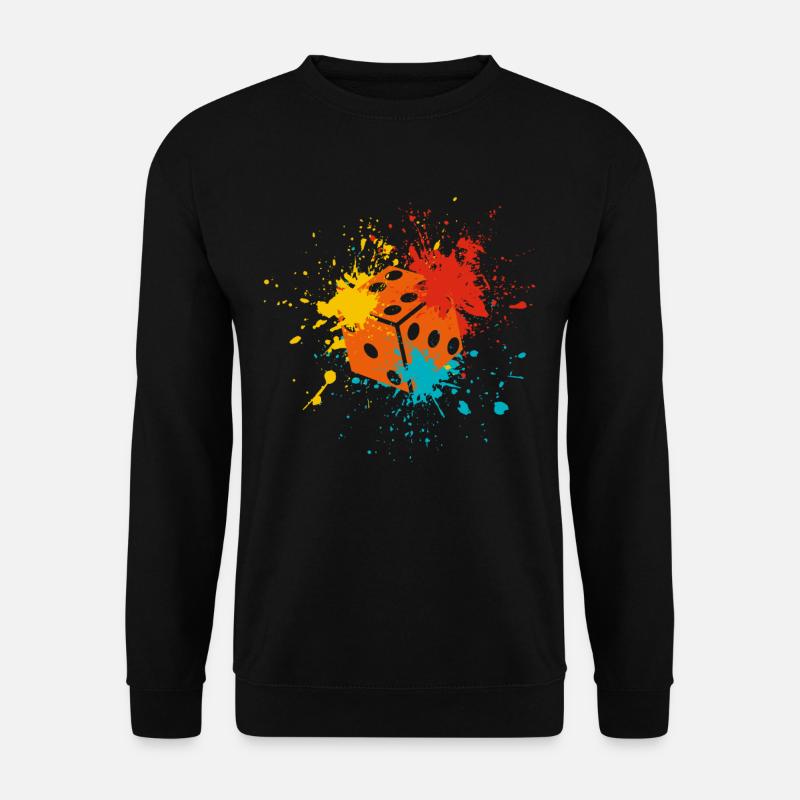 Würfel - Unisex Pullover - Schwarz