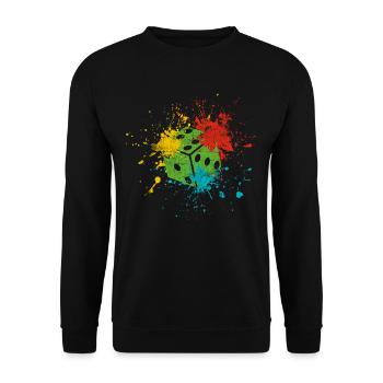 Cubes - Sweat-shirt Unisexe - noir - Devant - Alina (178cm) & Michal (187cm)