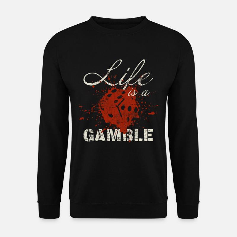 Casino - Unisex Pullover - Schwarz
