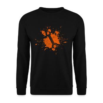 Outil artisanal - Sweat-shirt Unisexe - noir - Devant - Alina (178cm) & Michal (187cm)