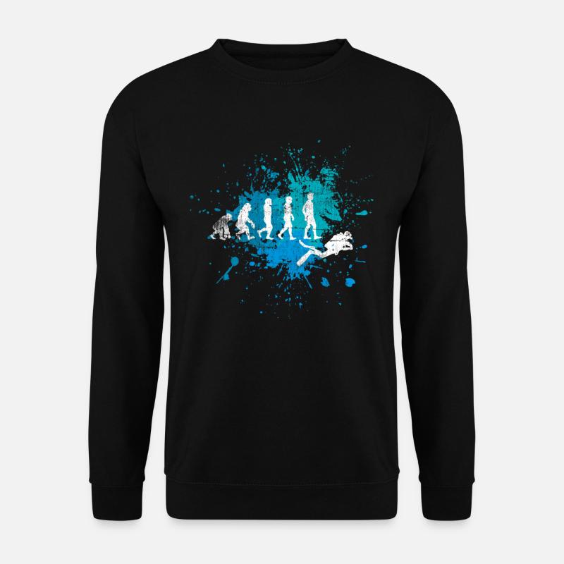Taucher - Unisex Pullover - Schwarz