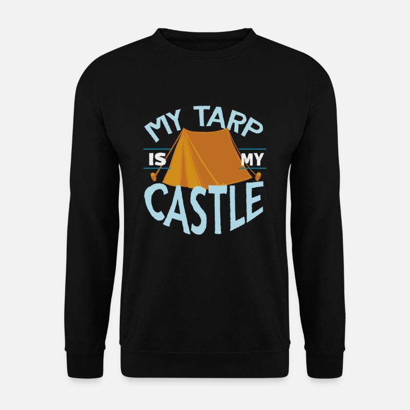 Zelt - Unisex Pullover - Schwarz