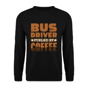 conducteur - Sweat-shirt Unisexe - noir - Devant - Alina (178cm) & Michal (187cm)