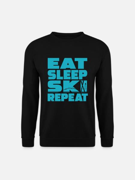 Ski - Unisex Pullover - Schwarz