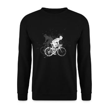 coureur - Sweat-shirt Unisexe - noir - Devant - Alina (178cm) & Michal (187cm)