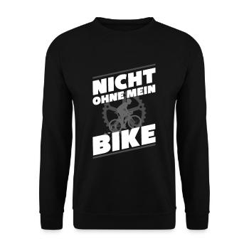 Rennrad - Unisex Pullover - Schwarz - Vorne - Alina (178cm) & Michal (187cm)