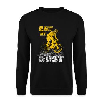 mountain bike - Unisex Sweatshirt - black - Front - Alina (178cm) & Michal (187cm)