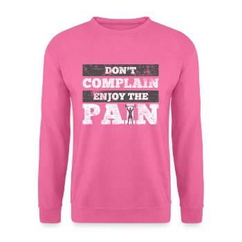 la formation de poids - Sweat-shirt Unisexe - rose - Devant