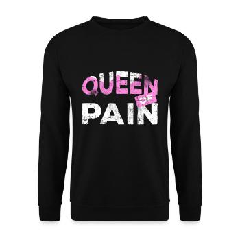 physiotherapist - Unisex Sweatshirt - black - Front - Alina (178cm) & Michal (187cm)