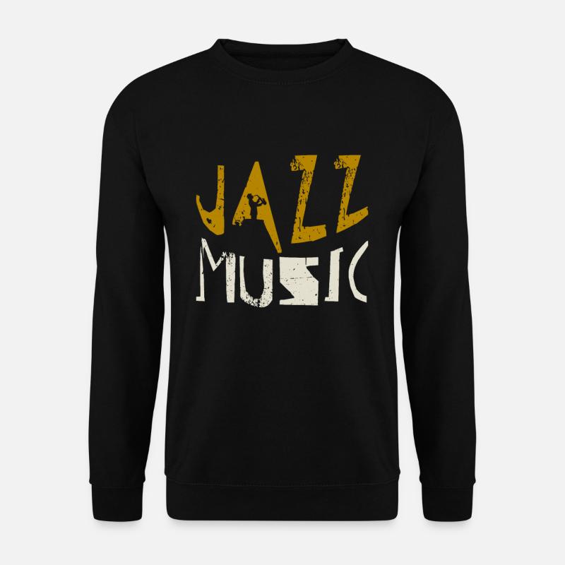 Jazz Musik - Unisex Pullover - Schwarz
