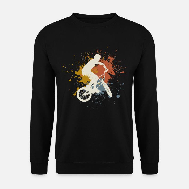BMX retro - Unisex Pullover - Schwarz