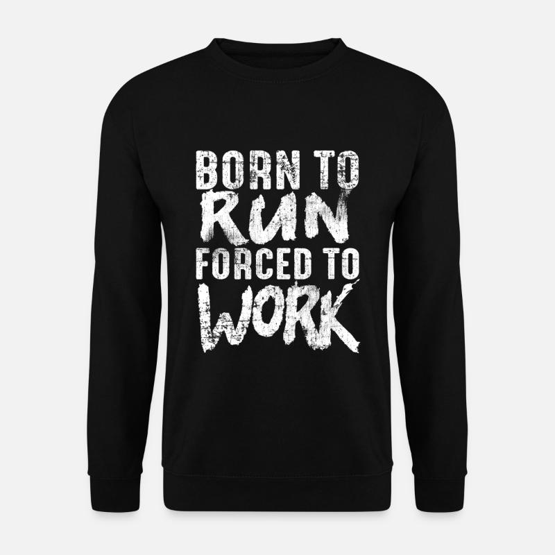 course - Sweat-shirt Unisexe - noir