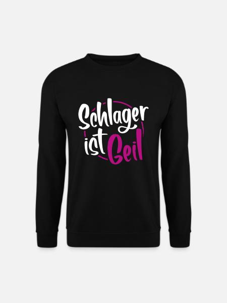Schlager - Unisex Pullover - Schwarz
