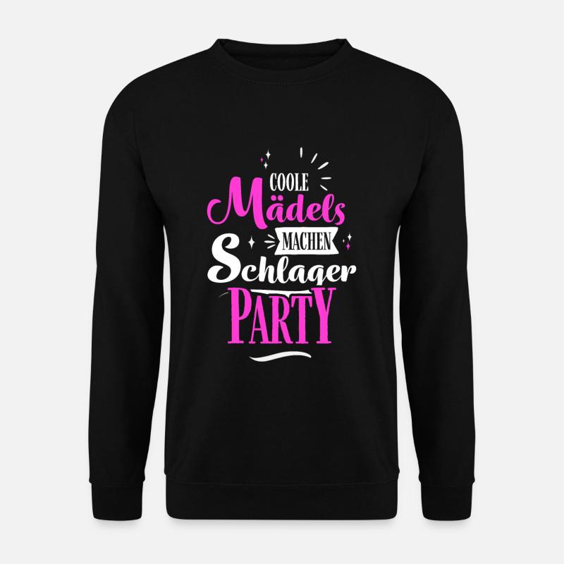 Filles Schlager - Sweat-shirt Unisexe - noir