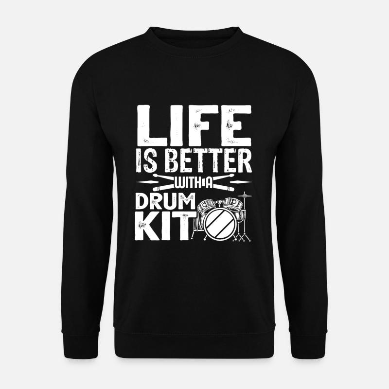 Drums - Unisex Sweatshirt - black