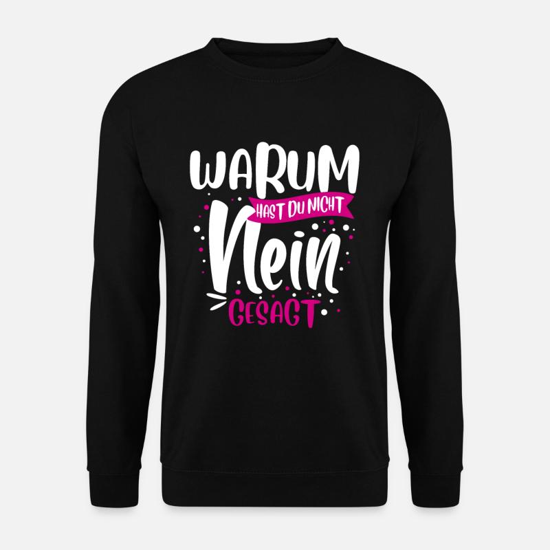 Schlager Musik - Unisex Pullover - Schwarz