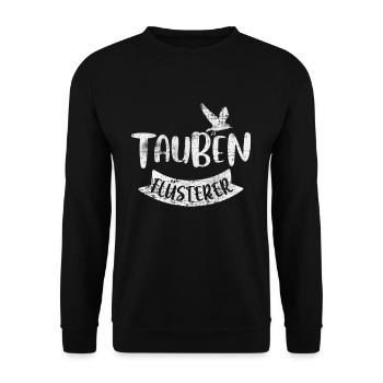 doves - Unisex Sweatshirt - black - Front - Alina (178cm) & Michal (187cm)
